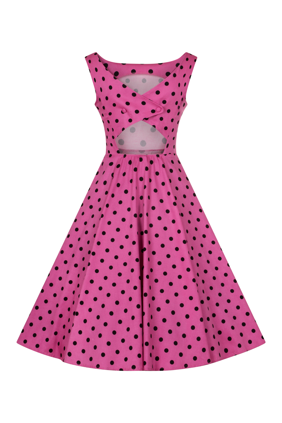 Rhiannon Swing Dress In Raspberry